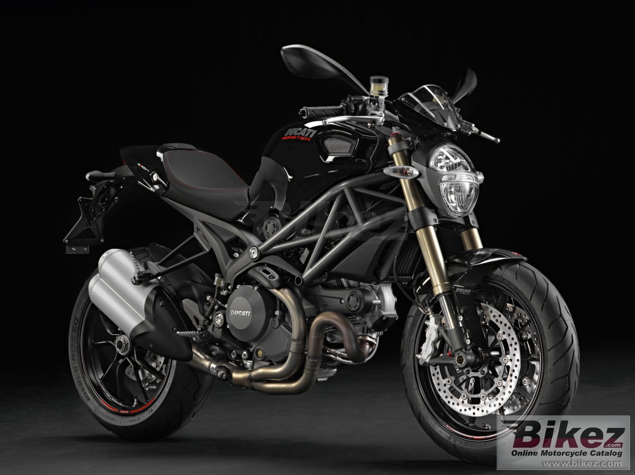 Big Ducati monster 1100 evo picture and wallpaper from Bikez.com